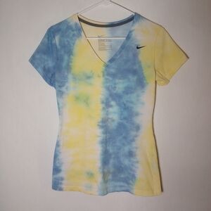 Handmade tie dye Nike shirt size small